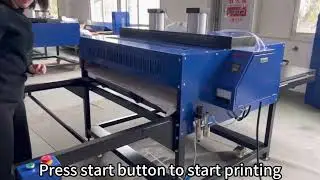 Large format heat press machine