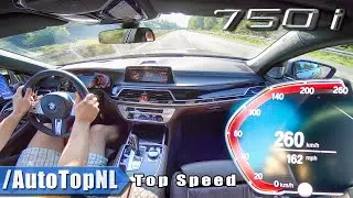 BMW 7 SERIES 2020 750i | 4.4 V8 BiTurbo 530HP | TOP SPEED on AUTOBAHN (No Speed Limit) by AutoTopNL