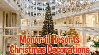 Disney's Grand Floridian, Polynesian and Contemporary Christmas Decorations -2024