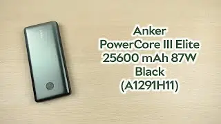 Розпаковка Anker PowerCore III Elite 25600 mAh 87W Black (A1291H11)