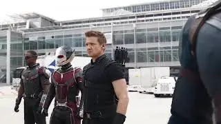 Team Iron Man vs The Captain America Fight Scene - Captain America 3 : civil war. - MCU Top Clips x.