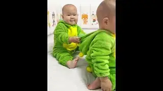 Two little naughty boys are here again! #baby human #funny twins#cute twins #cutebaby#funnyvideos#s