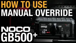 How to use Manual Override with NOCO GB500+