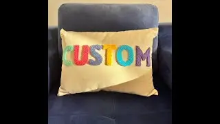 Handcrafted Custom Punch Needle Pillow Cover
