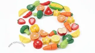 18 Menits Satisfying Video ASMR | Cutting Plastic Fruits & Vegetables Strawberry & Tomato