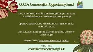 2026 Conservation Opportunity Fund Informational Session