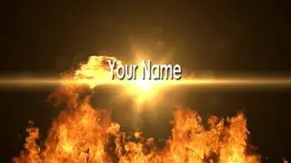 Adobe After Effects Fire Intro Template