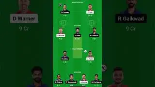 DC vs CSK | Dream11 Team Prediction | #ipl2023 #dream11 #trending #ytshorts #dcvscsk #shorts