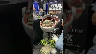 Animatronic Grogu at San Diego Comic-Con 2022 #shorts