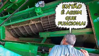 COMO FUNCIONA UMA COLHEITADEIRA