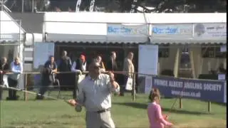 Hywel Morgan .. Fly casting demonstration