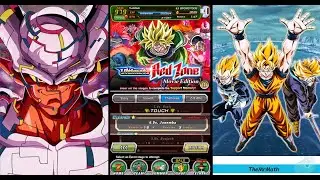 LR int SSj Trio 55% VS Janemba (RedZone Movie) Dokkan World Tour