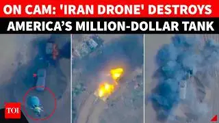 BREAKING: 'Iran Drone' Bombs American Abrams Tank In New War Zone | Explosion On Cam | Watch