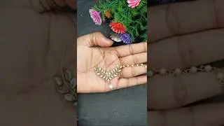 Diy Kundan nath nose ring making at home #diy #creative #jewellery #nosering #handmade