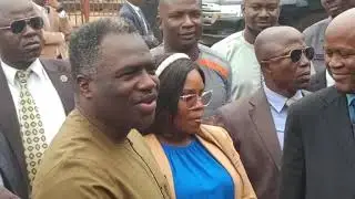 Liberia Vice President Hon. Koung Donates Food items to Prisoners at the Monrovia Central Prison