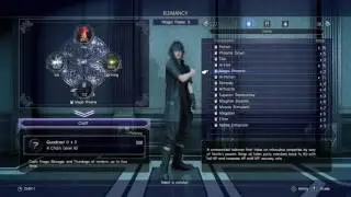 Как использовать Элемантию (Магию) в Final Fantasy 15!!!