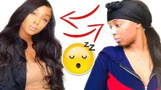 How To Tie Down Your Frontal Wig When You Sleep & Shower! QUICK & EASY METHOD!