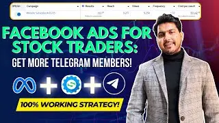 How to Run Facebook Ads for Telegram Channel |  Run Facebook Ads for Stock Market