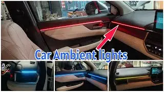 How to Car Ambient lights, Car Best Ambient k4 lights, #carambientlighting Honda Elevate Car Ambient