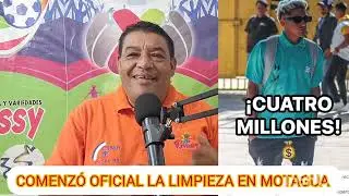 COMIENZA LA BARRIDA EN MOTAGUA DOS EXTRANJEROS INICIARON LA LIMPIEZA  Y LOS RUMORES  QUE LLEGARAN 