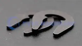U Type Circlips External C Rings Buckle Retaining Ring Locking Washer for Shaft Metal Components Bla