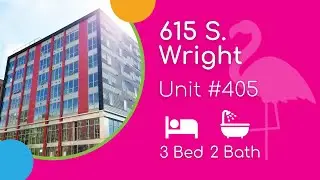 615 S. Wright #405 (3BD/2BA)