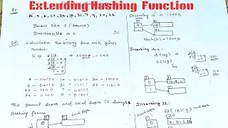 Extendible hashing function problem |Data structure |concept in tamil|pridetech