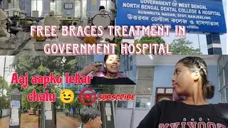 Free braces treatment in Government hospital/aaj kuth dekh lo 😉🏥#braces #bracesupdate #government