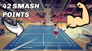 Badminton SMASH - 42 Straight Badminton SMASHES, David Kim