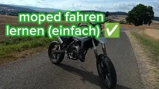 Moped fahren lernen | Tutorial (einfach)