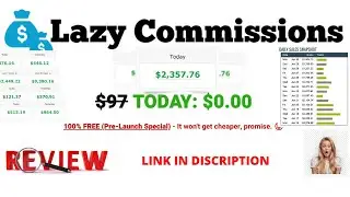 Lazy Commissions Review ⭐ Demo || Make Money Online ||🎁 FREE for Limited Time🔥|| LINK IN DISCRIPTION
