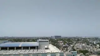 ISRO PSLV-C33/IRNSS-1G rocket launch as seen from chennai.