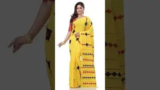 Amazon Bengali Handloom Sarees #fashion #amazonsaree #dress #latest  #onlineretailer #youtubeshorts