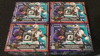 Охота началась! 2025 Optic NFL Football Blasters! Purple Shock против Pink Optic Rated Rookie Par...
