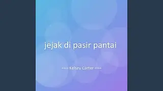 jejak di pasir pantai