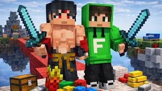 Minecraft cube craft Bed wars gameplay with @Fradzone456 