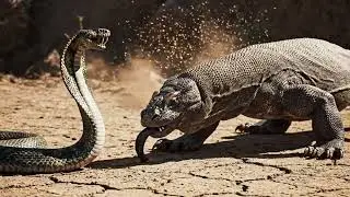 Cobra VS porcupine , Komodo dragon Fight world War