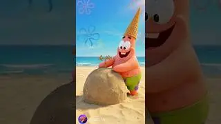 SpongeBob Bangun Istana Pasir Super Megah di Pantai! 🏰🏖️🤩 #aishorts #shorts #spongebob #shortvideo