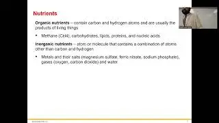 Talaro's Microbiology: Chapter 7: Microbial Nutrition, Ecology and Growth