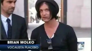 President of Chile Sebasti&aacute;n Pi&ntilde;era welcomes Placebo, 7th of April 2010