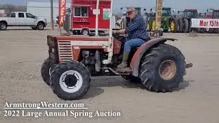 Hesston 80  66 Low Profile Tractor - AUCTION RESULTS