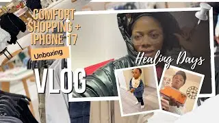 Mom & Son Day 🤍 | Post-Surgery Clothing Haul + iPhone 17 Unboxing | Rainy Day Vlog