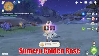 Sumeru Golden Rose Engraved Achievement #genshinimpact