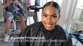 HOW TO DO A SLEEK PONYTAIL | VERYYYY DETAILED W/INSTRUCTIONS | PRETTY PRINCESS