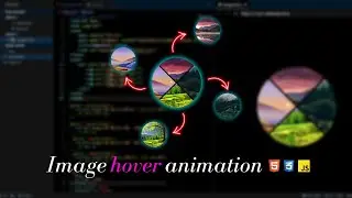 Creating Image Hover Effect Using HTML CSS JavaScript |#tutorial #youtube #Codershubh