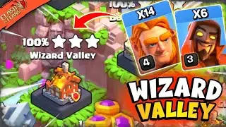 EASY 2-SHOT ON WIZARD VALLEY 💪😱💯🔥😱💯#coc #clashofclans #supercell #wizardvalley #clanraid