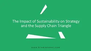 The Impact of Sustainability on Strategy and the Supply Chain Triangle