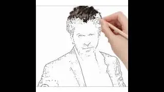 Shah Rukh Khan Sketch Coloring Art Design | Step-by-Step Tutorial | Fan Art Tribute