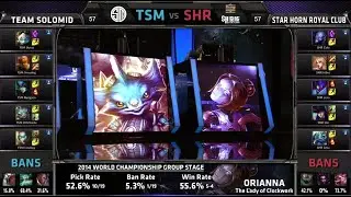 TSM vs Royal Club | Game 2 Group B S4 LOL World Championship 2014 Day 4 | TSM vs SHRC D4G1