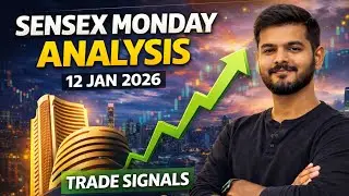 SENSEX ANALYSIS | 12 JAN, 2026 | SENSEX MONDAY PREDICTION | SENSEX TRADING